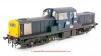 1729 Heljan Class 17 Diesel Locomotive number 8538 in BR Blue livery - weathered